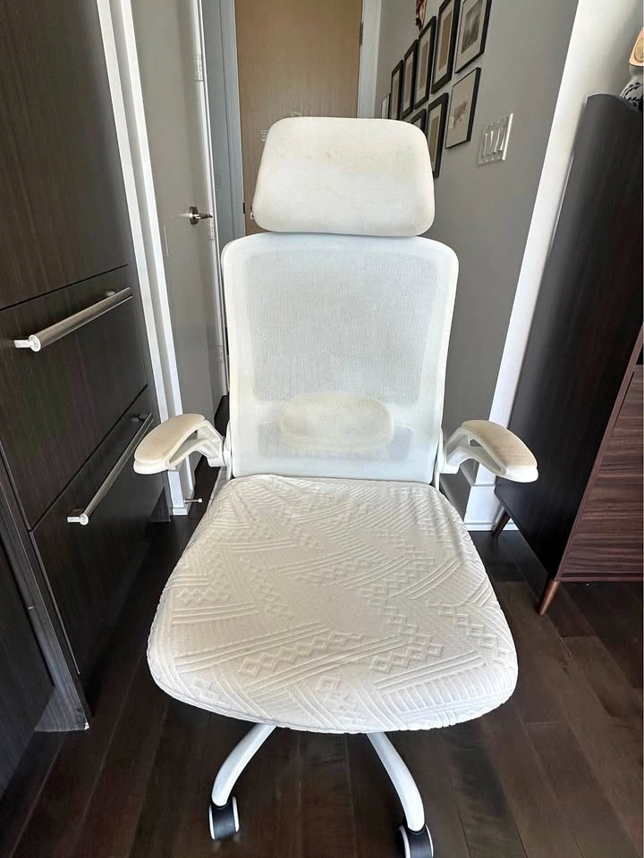 Mimoglad High-Back Ergonomic Office Chair – White – $100