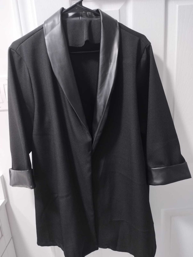 New Black Blazer jacket XXL