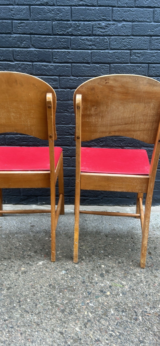 Vintage Wooden Dining Chairs - photo 4
