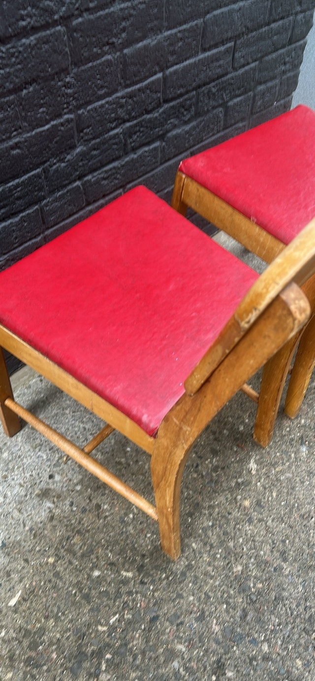 Vintage Wooden Dining Chairs - photo 5