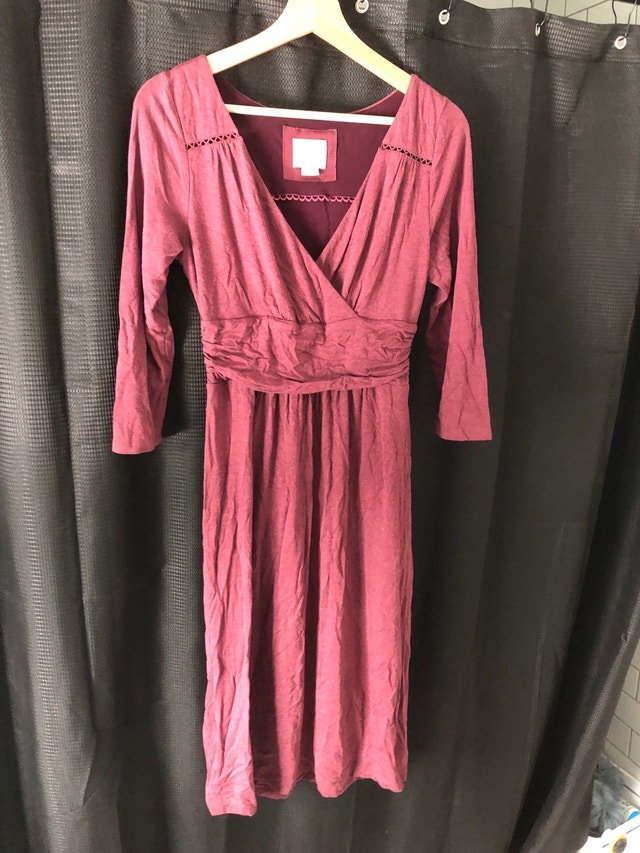 Anthropologie Red Wine Maeve Dress - Size Small - photo 3