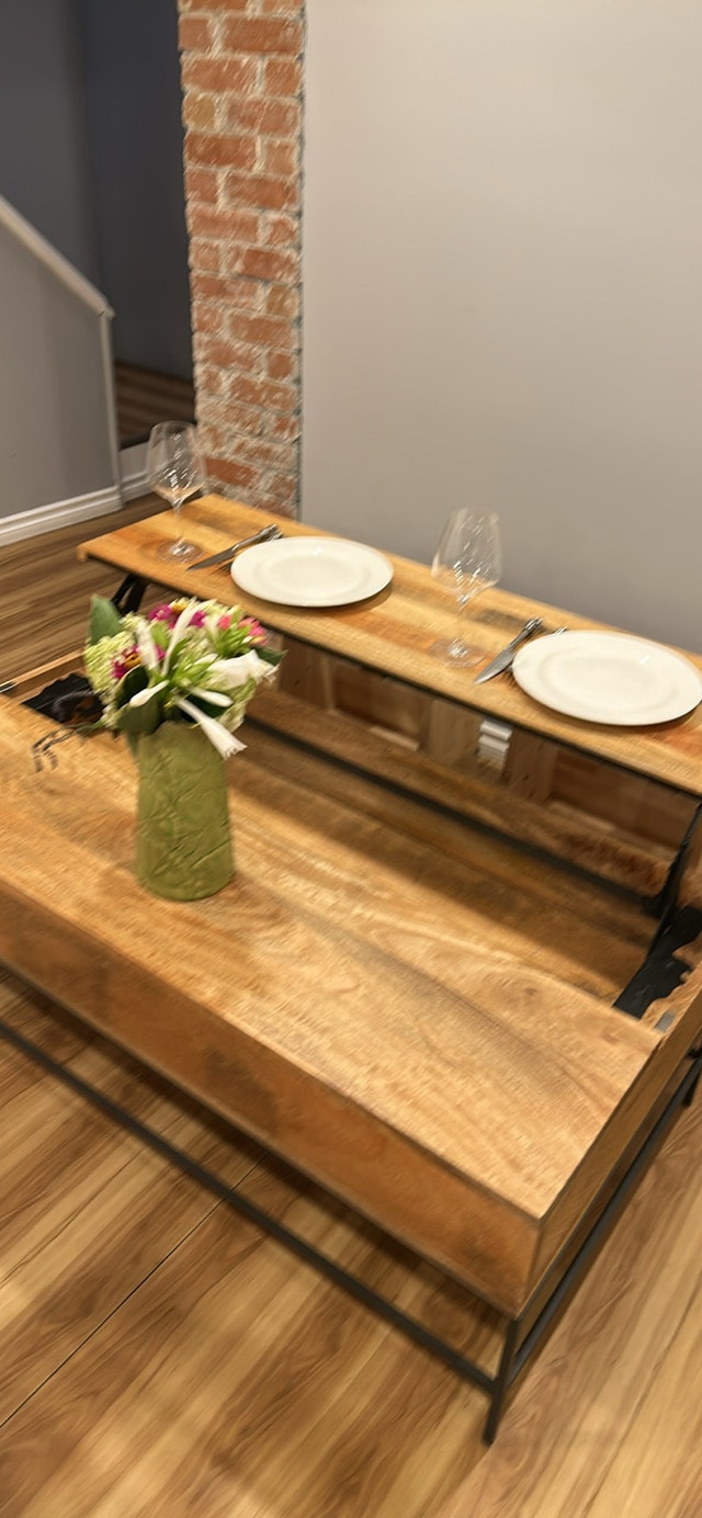 West Elm Industrial Mango Wood Lift-Top Coffee Table - 50” - photo 2