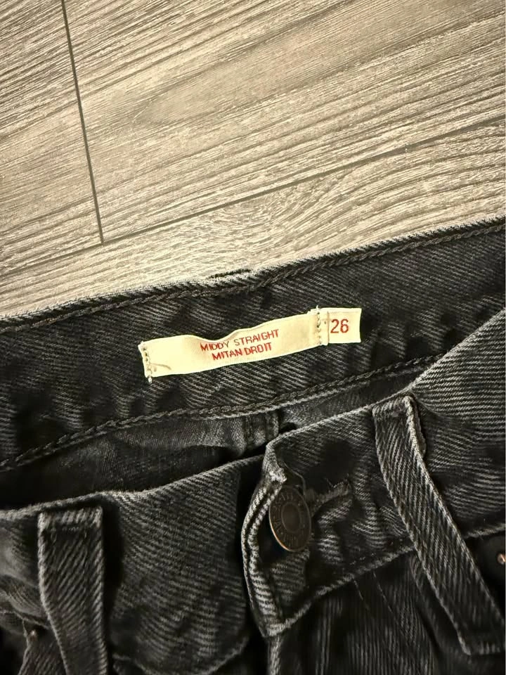 Levi's Middy Straight Jeans Size 26 - photo 3