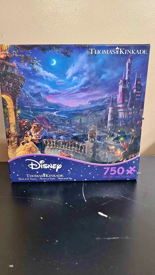 Disney Thomas Kinkade Beauty and The Beast 750pc Jigsaw Puzzle