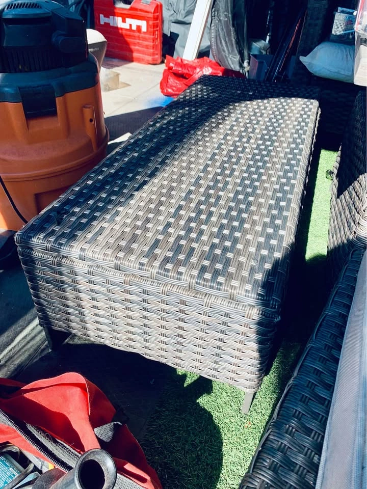 RONA Outdoor Wicker storage Ottomans - photo 5