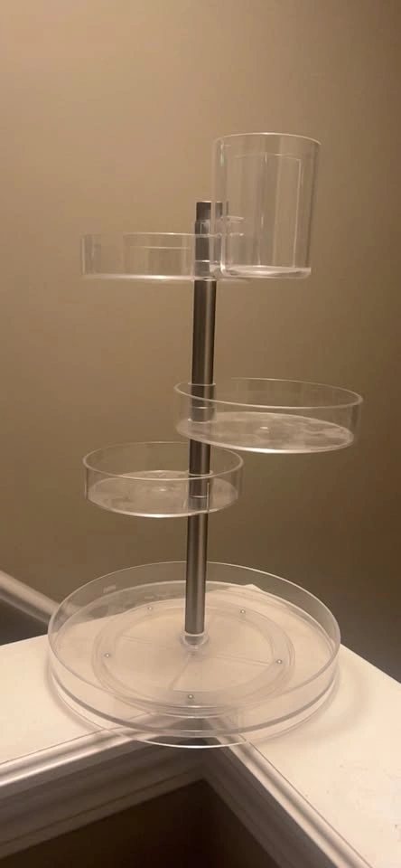 Clear Rotating Cosmetic Organizer - photo 3
