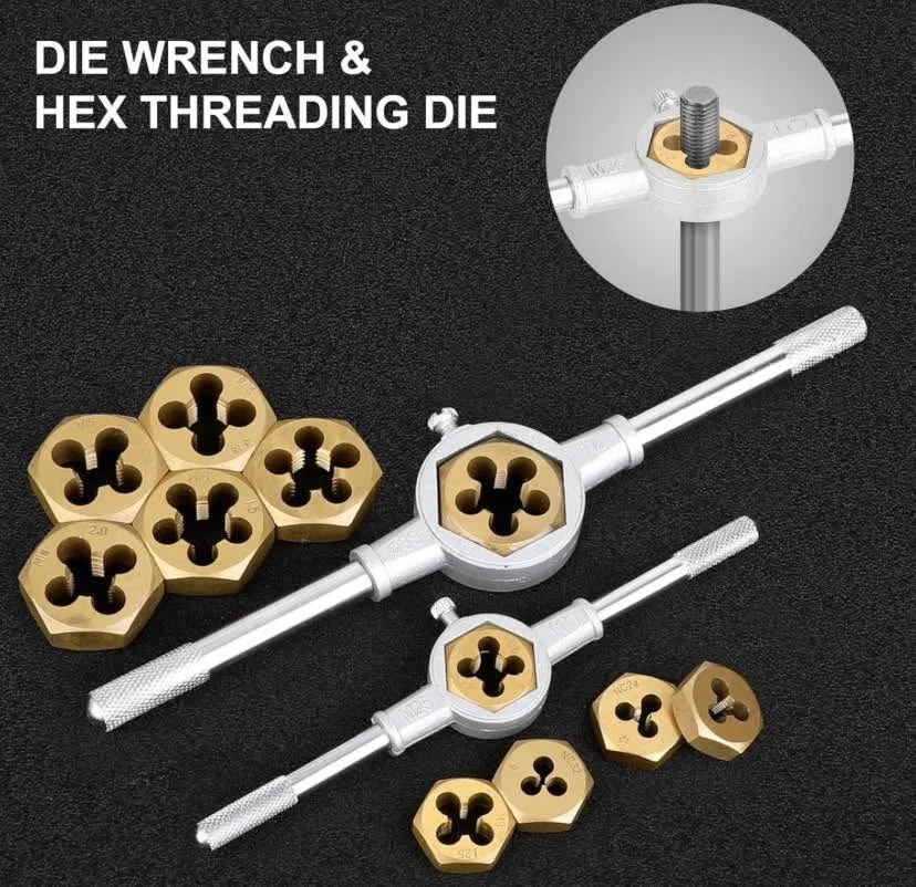 WYNNsky Die and Tap Set in SAE and Metric image indicator(4)