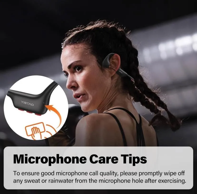 Bone Conduction Headphones, 32GB MP3, 8 Hours Playtime image indicator(10)