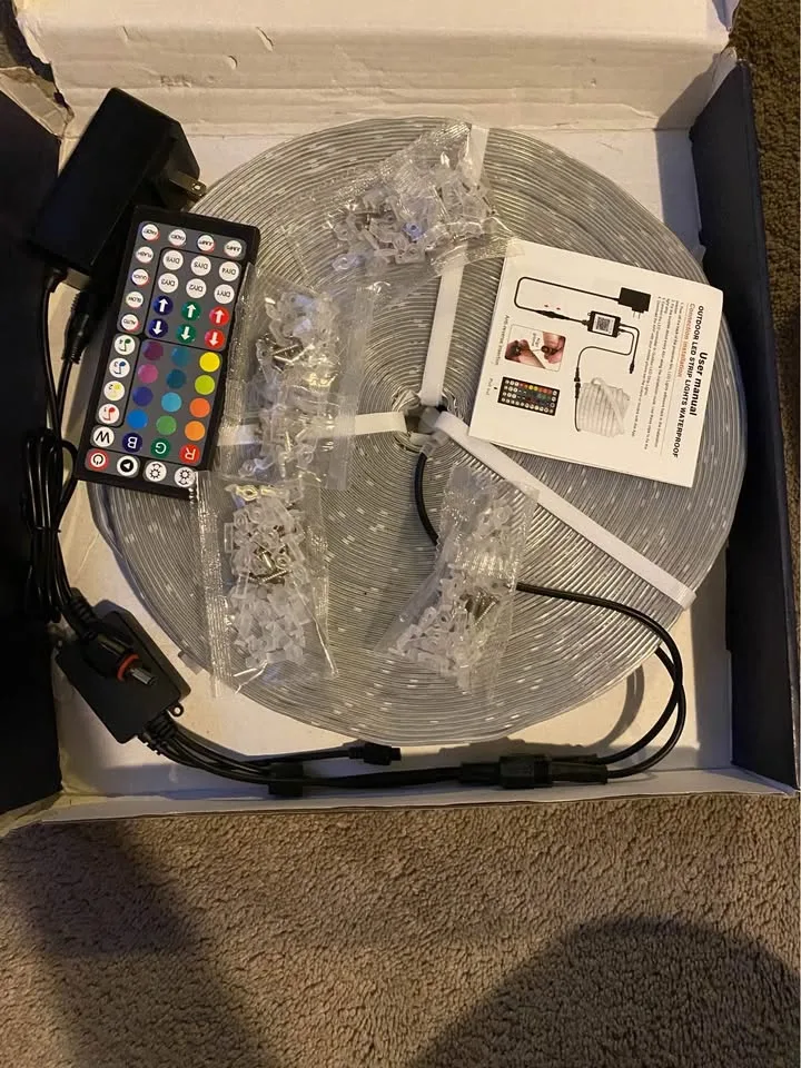 400ft Outdoor LED Strip Lights Waterproof with App image indicator(3)