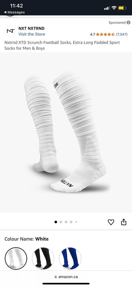 Nxtrnd XTD Scrunch Football Socks - photo 2