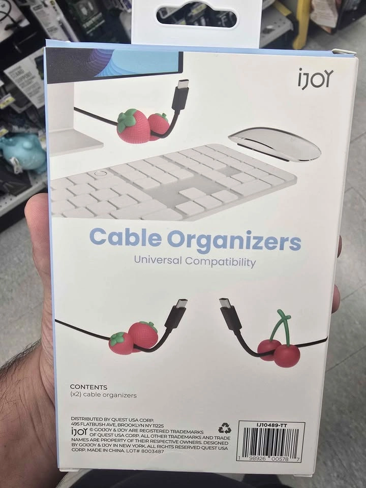 iJOY Fruit Cable Organizers 2-Pack - photo 2