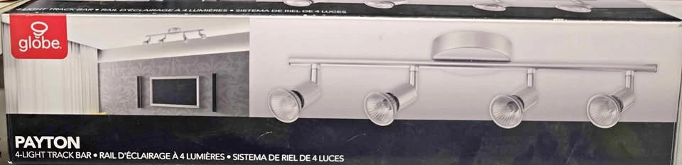 Globe Payton 4-Light Track Bar
