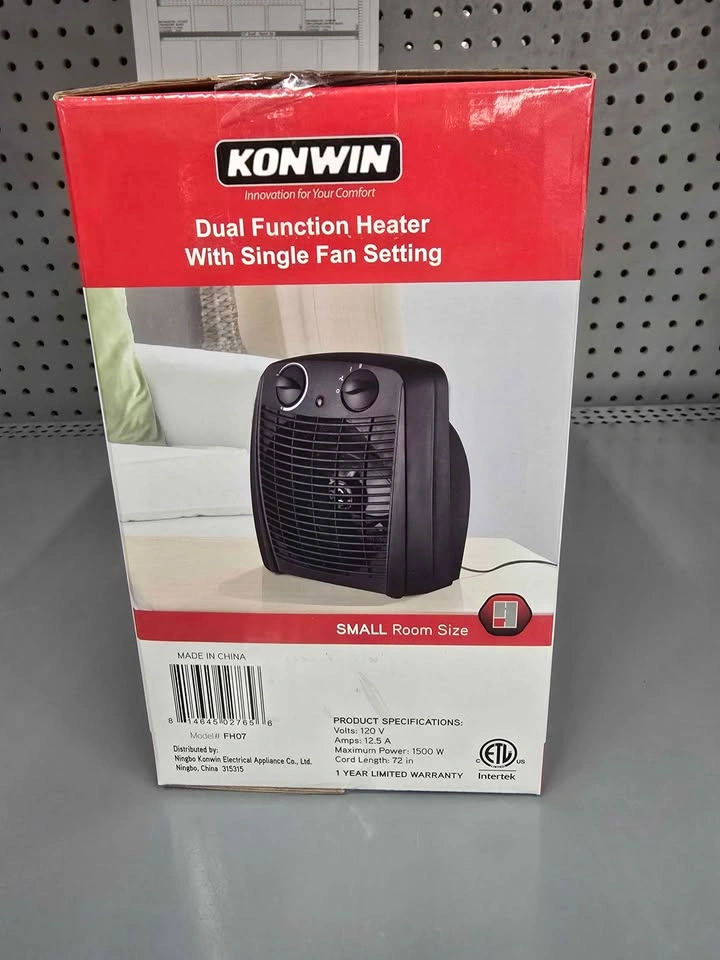 Konwin FH07 Dual Function Space Heater - photo 2