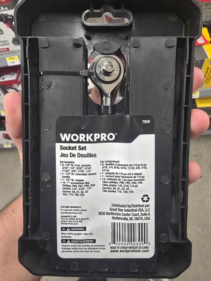 WORKPRO 24-Piece 1/4" Drive Socket Set - photo 2