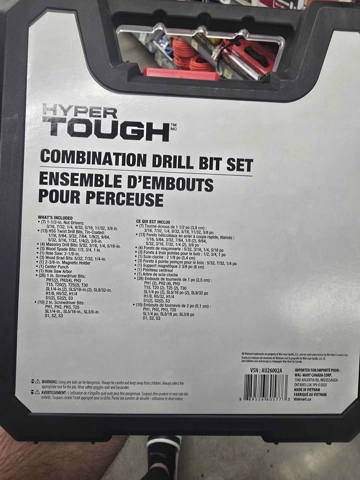 Hyper Tough 70-Piece Combination Drill Bit Set AU26002A - photo 2