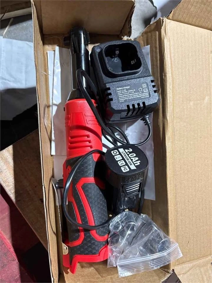 Extended Cordless Electric Ratchet Wrench 3/8" 60 Ft-lbs 18V - photo 2