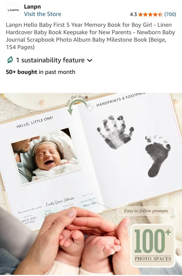 Baby Memory Book First 5 Years - photo 5
