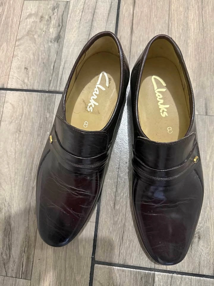 Clarks leather shoe