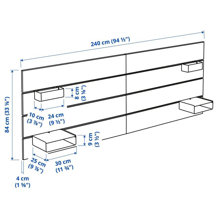 IKEA NORDLI Queen Bed Frame with Headboard - photo 5