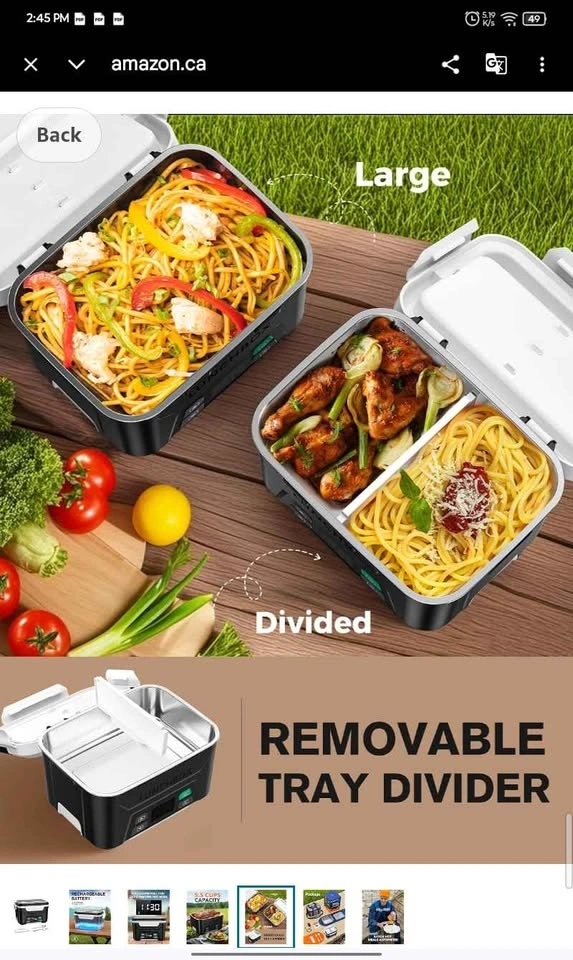 East Oak Cordless Electric Lunch Box - photo 3