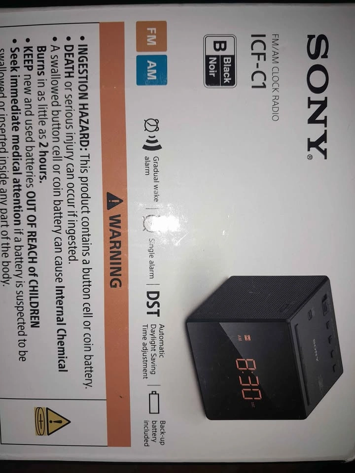 Sony ICF-C1 FM/AM Clock Radio - photo 2