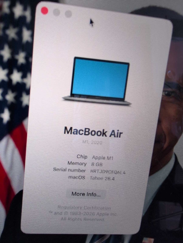 MacBook Air M1 - horizontal lines - photo 3