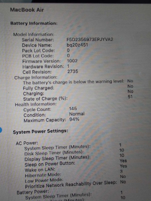 MacBook Air M1 - horizontal lines - photo 4