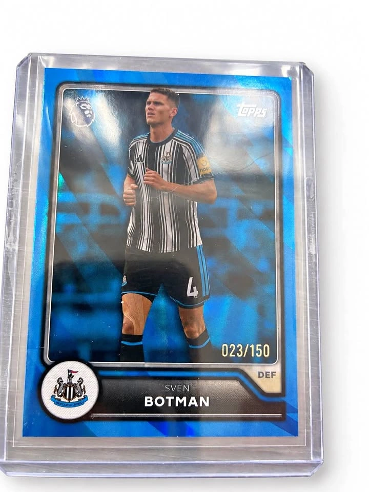 Sven Botman Blue Parallel /150 | 023/150 | Topps Premier League