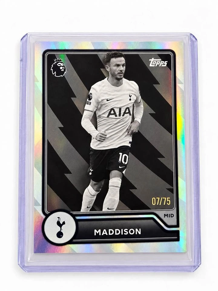 James Maddison Topps Premier League Black & White /75 — $25