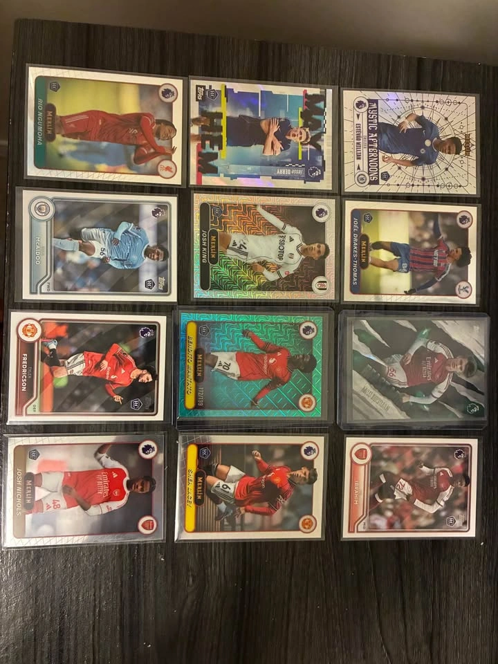 12-Card Premier League Rookie & Prospect Lot soccer cards - photo 2