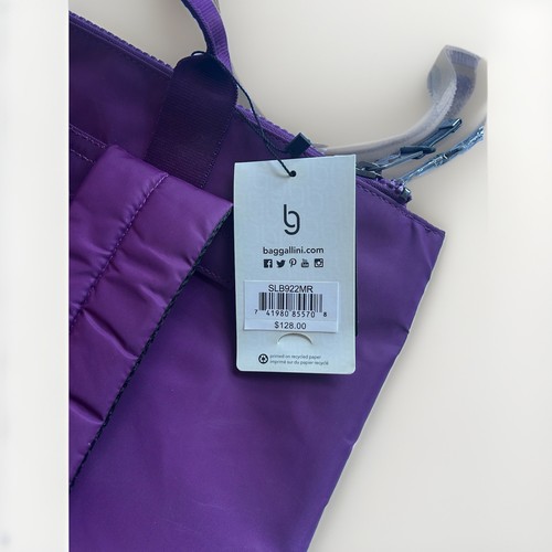 NWT! Baggallini Essential Laptop Backpack - Mulberry Purple - photo 2