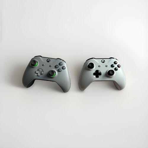 TWO CONTROLLERS! OEM Xbox 1x Gray Green & 1x White - photo 2