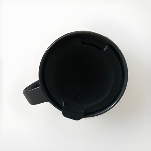 Starbucks Cork Base Coffee Mug Black Matte With Lid 12 Oz. - photo 2