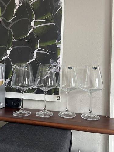 Maison Forine “NAOMI” Crystal White Wine Glasses 15.5 Oz (4) - photo 2