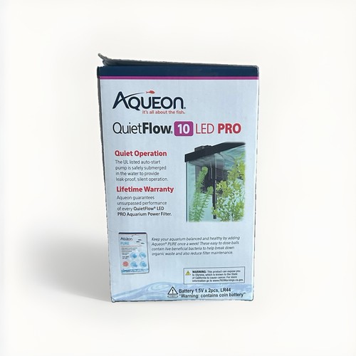 NEW! QuietFlow 10 LED PRO Aquarium Fish Tank Power Filter - photo 3