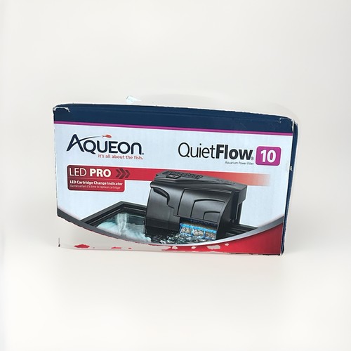 NEW! QuietFlow 10 LED PRO Aquarium Fish Tank Power Filter - photo 4