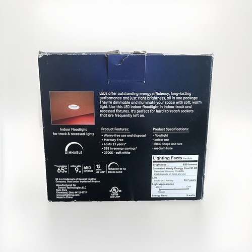 GE Lighting LED Flood Light Bulbs, Soft White, 700 Lumens, 10W - photo 4