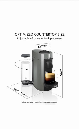 Nespresso ENV155T 5 Cup Coffee Maker - Titan - photo 3