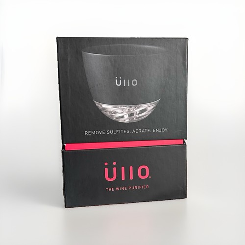 Ullo Wine Purifier/Aerator with 4 Filters, 1 Base & Travel Bag