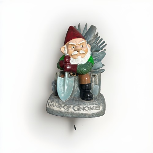 Game of Gnomes Garden Statue – Funny Outdoor Gnome - photo 2