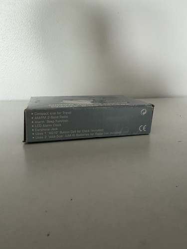 TRAVELLER'S AM/FM ALARM CLOCK RADIO - photo 2