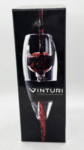 Vinturi Red Wine Aerator No Drip With Stand Filter Screen