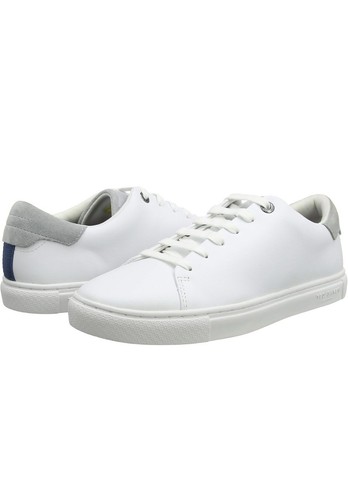 Ted Baker Ruennan White Leather Sneakers Men's Size US 7