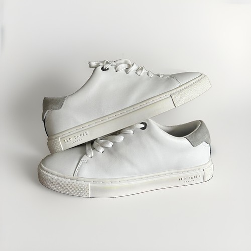 Ted Baker Ruennan White Leather Sneakers Men's Size US 7 - photo 3