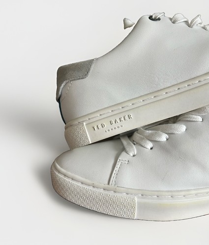 Ted Baker Ruennan White Leather Sneakers Men's Size US 7 - photo 4