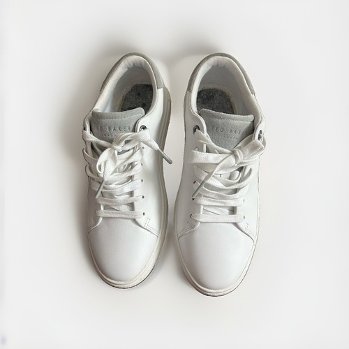Ted Baker Ruennan White Leather Sneakers Men's Size US 7 - photo 5