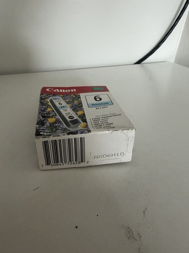 Canon 6 PhotoCyan Ink Cartridge BCI-6PC New Genuine Ink Tank - photo 2