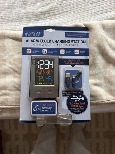 Lacrosse Technology Alarm Clock Charging Station