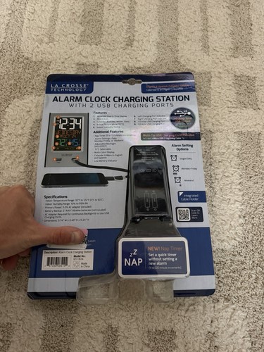 Lacrosse Technology Alarm Clock Charging Station - photo 2