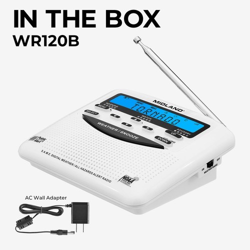 Midland WR120B NOAA Emergency Weather Alert Radio